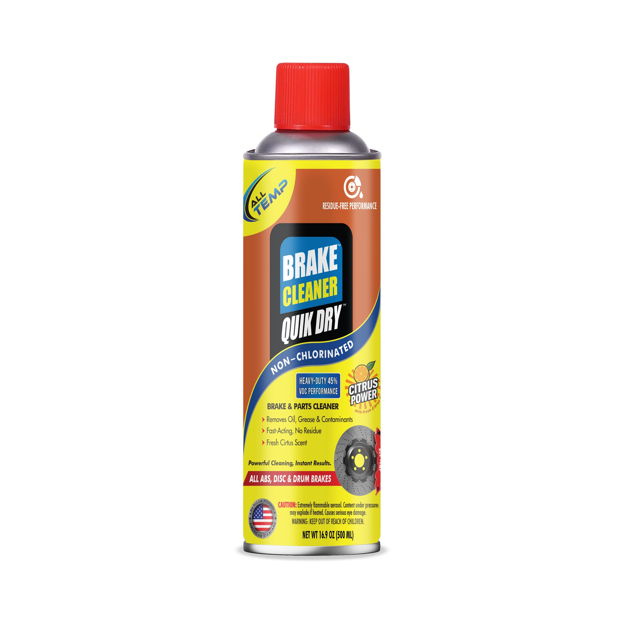 All Temp - Brake Cleaner Citrus 12/16 Oz | Bulk Pallet (168 Cases)