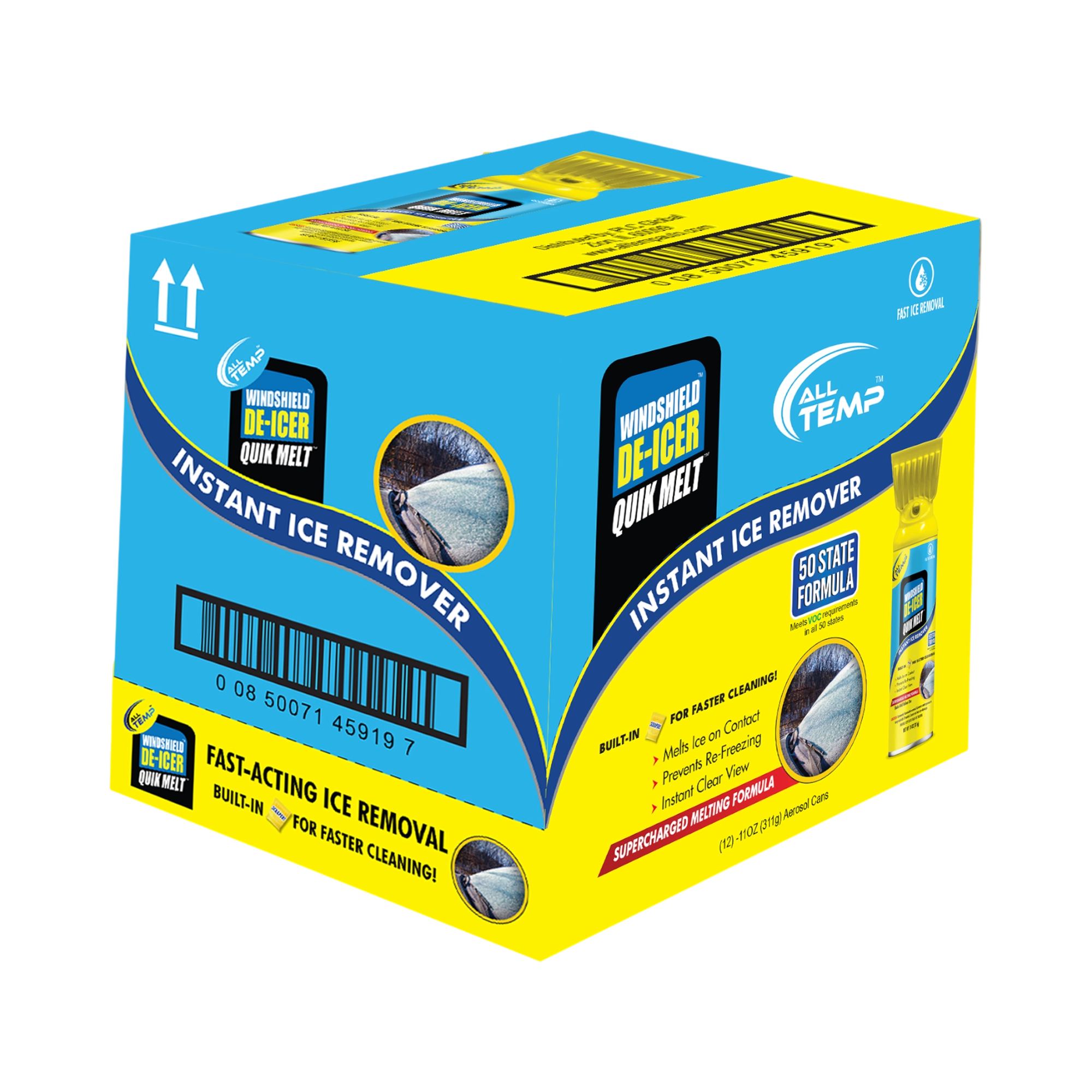 All Temp - Deicer 12/11 Oz | Bulk Pallet (168 Cases)