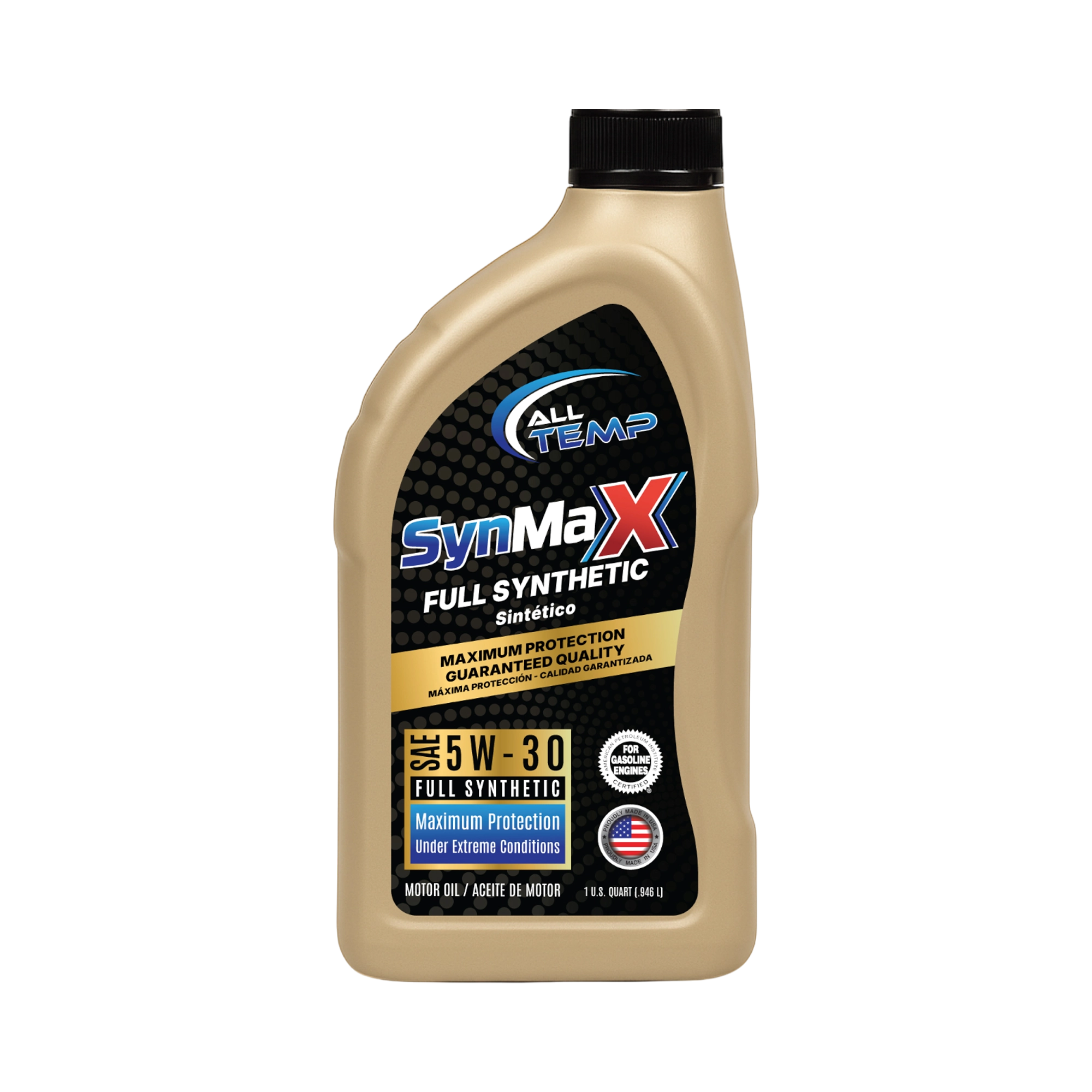 ALL TEMP - Syn Max - Full Synthetic 5W30 - 6/1qt | Bulk pallet (186 Cases)