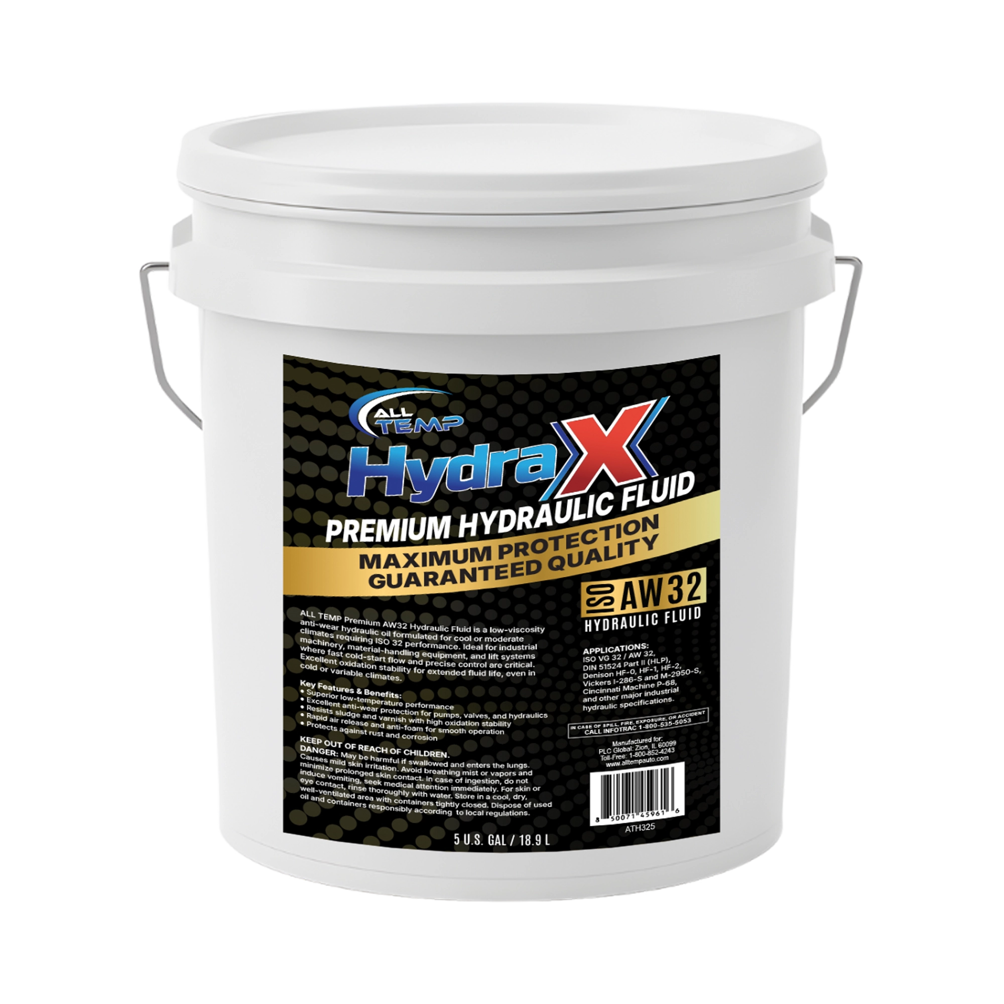 ALL TEMP - HYDRA - AW ISO 32 3.5 Gal Pail | Bulk Pallet (35 Buckets)
