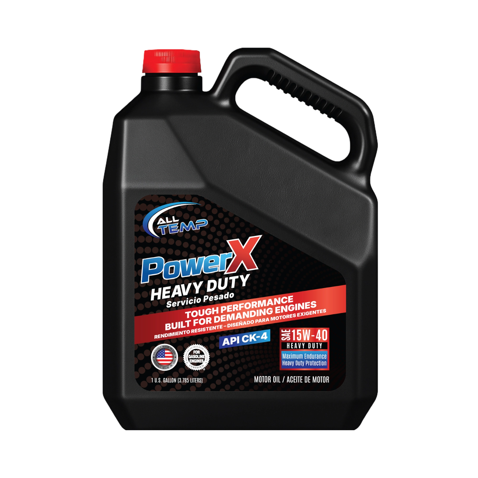 Powerx – Heavy Duty Engine Oil 15W-40 – 3/1 Gal | Bulk Pallet (64 Cases)