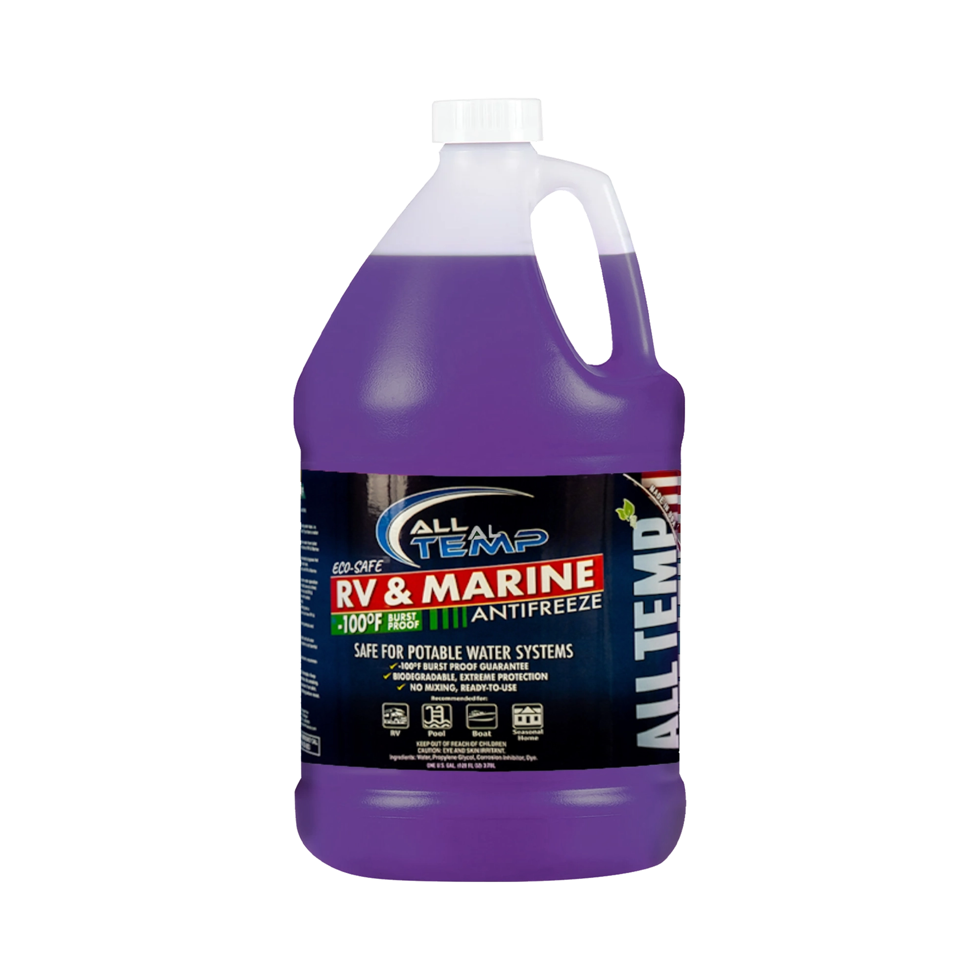 All Temp - RV -100 Antifreeze - 6/1Gal | Bulk Pallet (35 Cases)