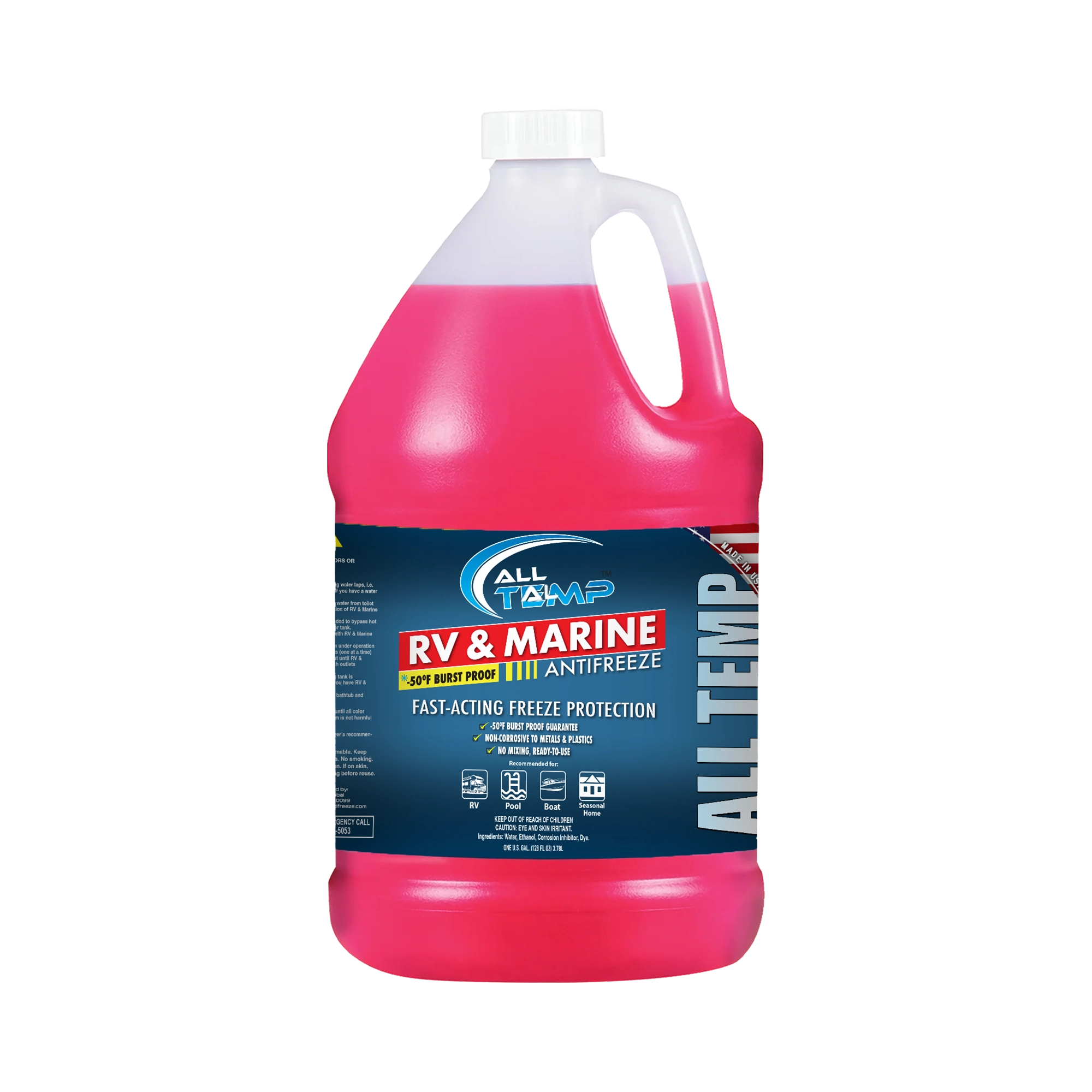 All Temp - Pool/RV Antifreeze -50 - 6/1Gal | Bulk Pallet (35 Cases)