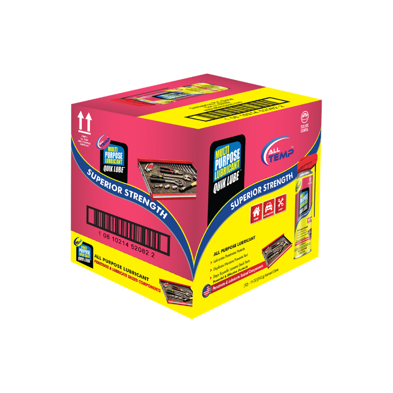 ALL TEMP - QUIK EASE MULTI PURPOSE LUBRICANT - 12/11 Oz | Bulk Pallet (168 Cases)