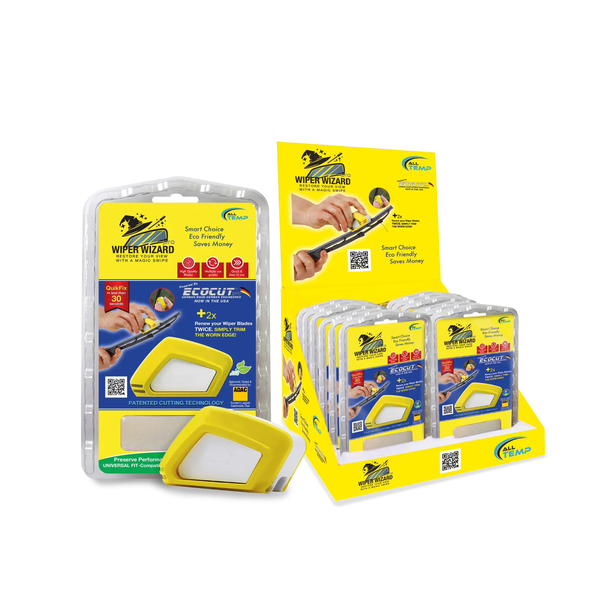 Wiper Wizard - Pro | Bulk Pack (20x12ct Displays)