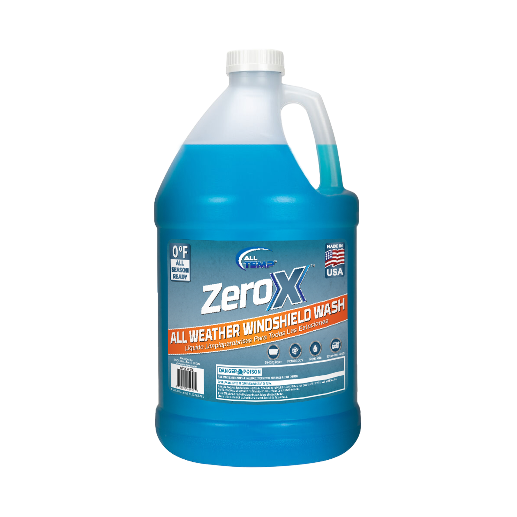 All Temp - ZeroX Wash -0 6/1Gal | Bulk Pallet (35 Cases)