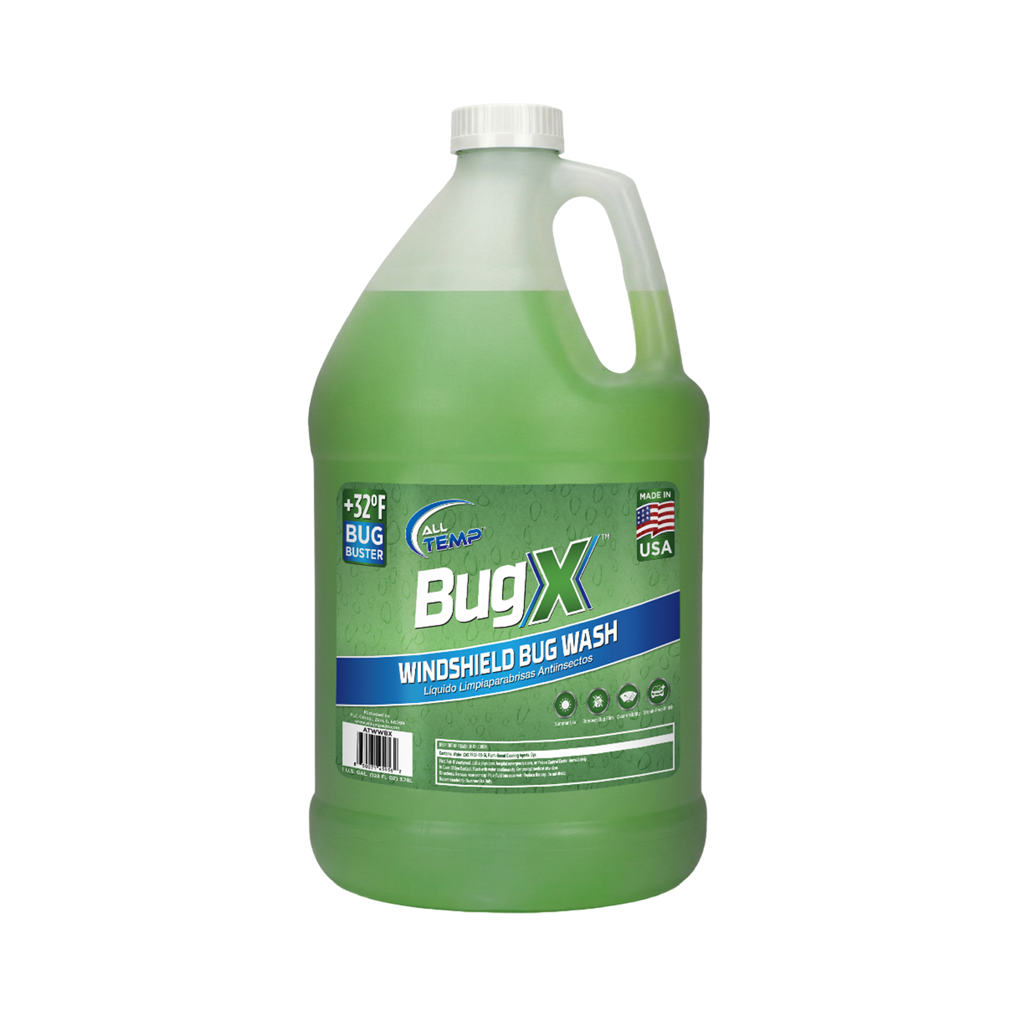 ALL TEMP - BugX Wash +32 6/1Gal | Bulk Pallet (35 Cases)