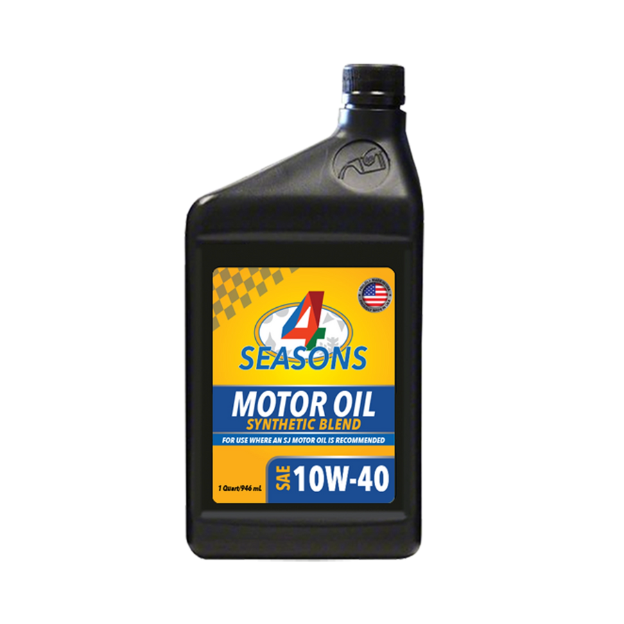 4 Seasons - Motor Oil 10w40 - 6/1qt | Bulk Pallet (182 Cases)