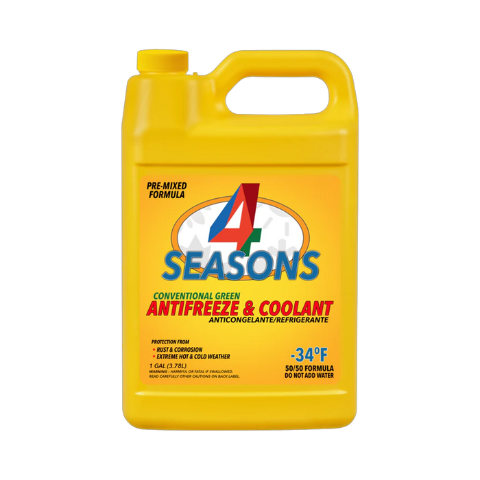 4 Seasons - Green Antifreeze 50/50 - 6/1Gal | Bulk Pallet (36 Cases)