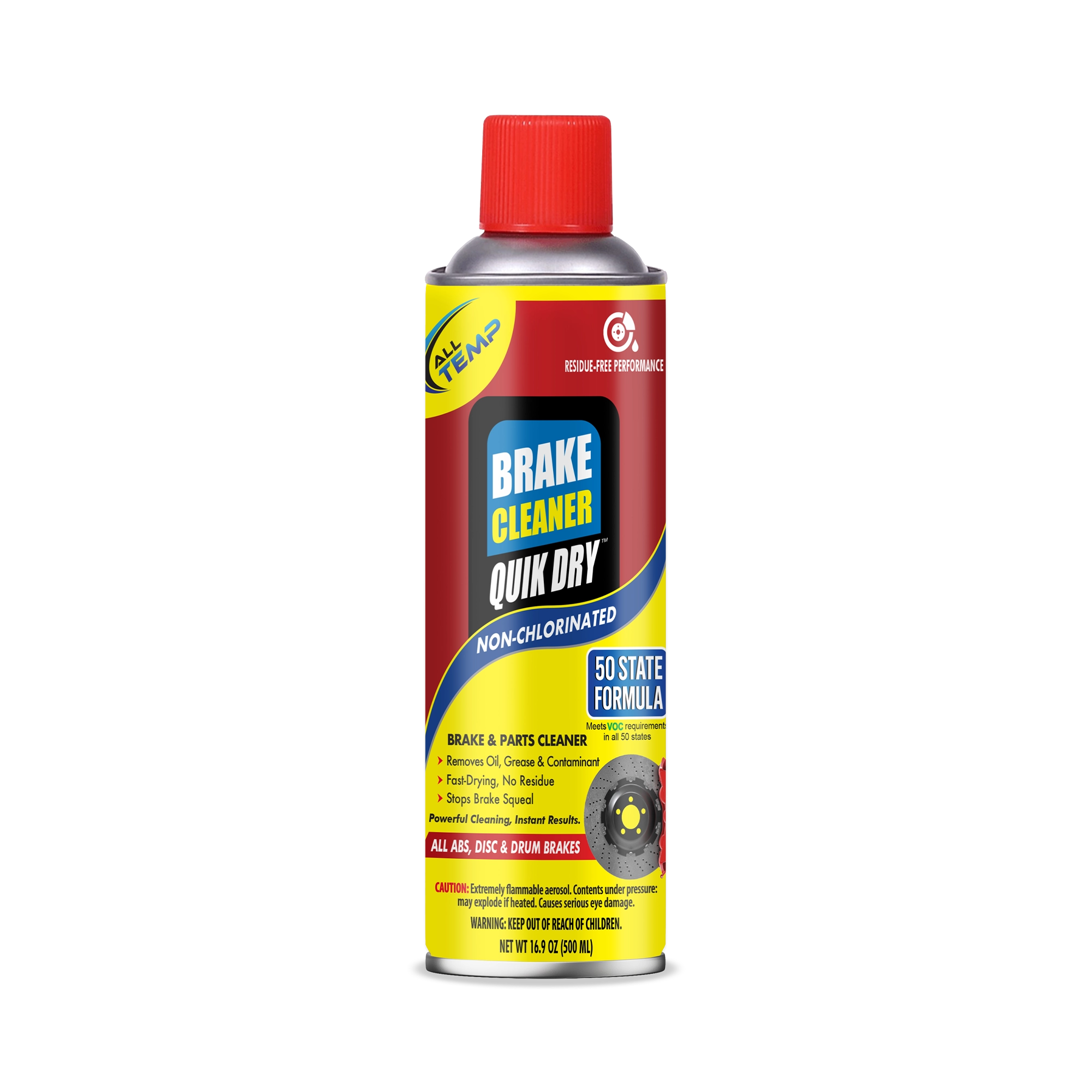All Temp - Brake Cleaner - 16.9oz | Bulk Pallet (168 Cases)