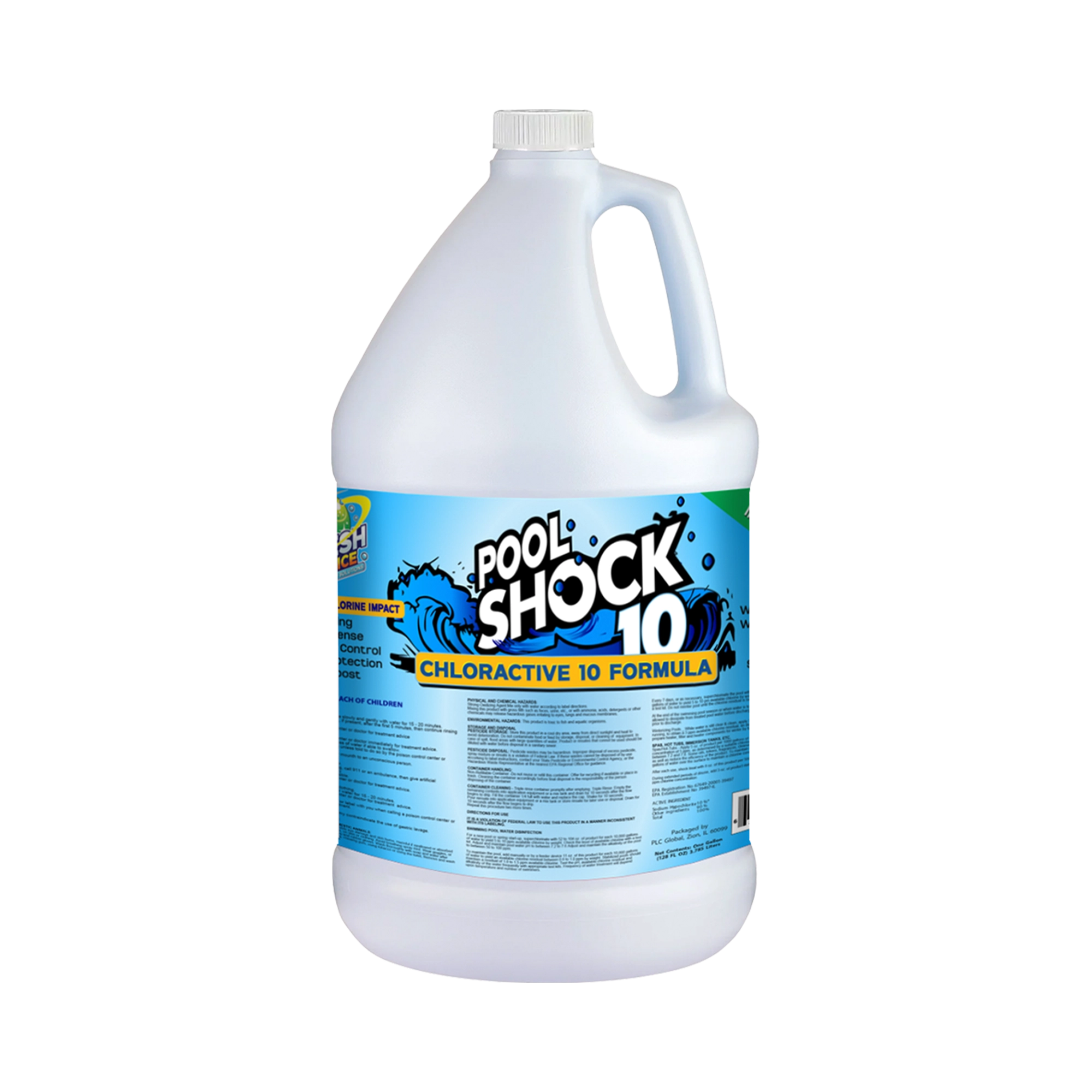 All Temp - Pool Shock 10% - 6/1Gal | Bulk Pallet (35 Cases)