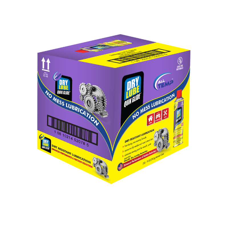 ALL TEMP - Quik Glide Dry Lube - 12/11 Oz | Bulk Pallet (168 Cases)