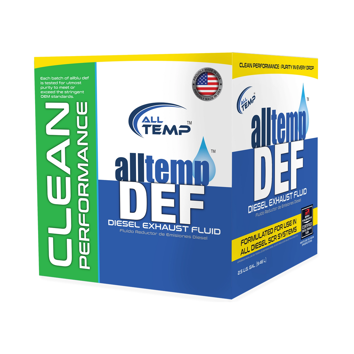 ALL TEMP - Def 2.5 Gallon | Bulk Pallet (80 Cases)