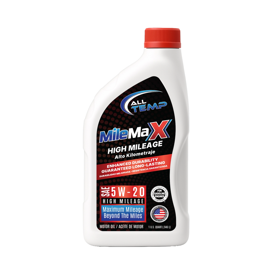 ALL TEMP - Mile Max - High Milage Engine Oil 5W20 - 6/1qt | Bulk pallet (186 Cases)
