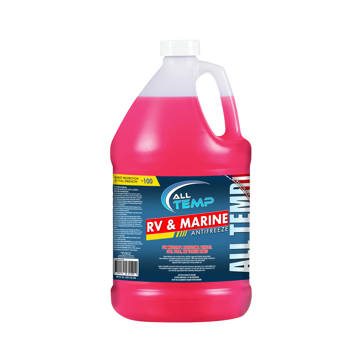 All Temp - RV -100 Antifreeze - 6/1Gal | Bulk Pallet (35 Cases)