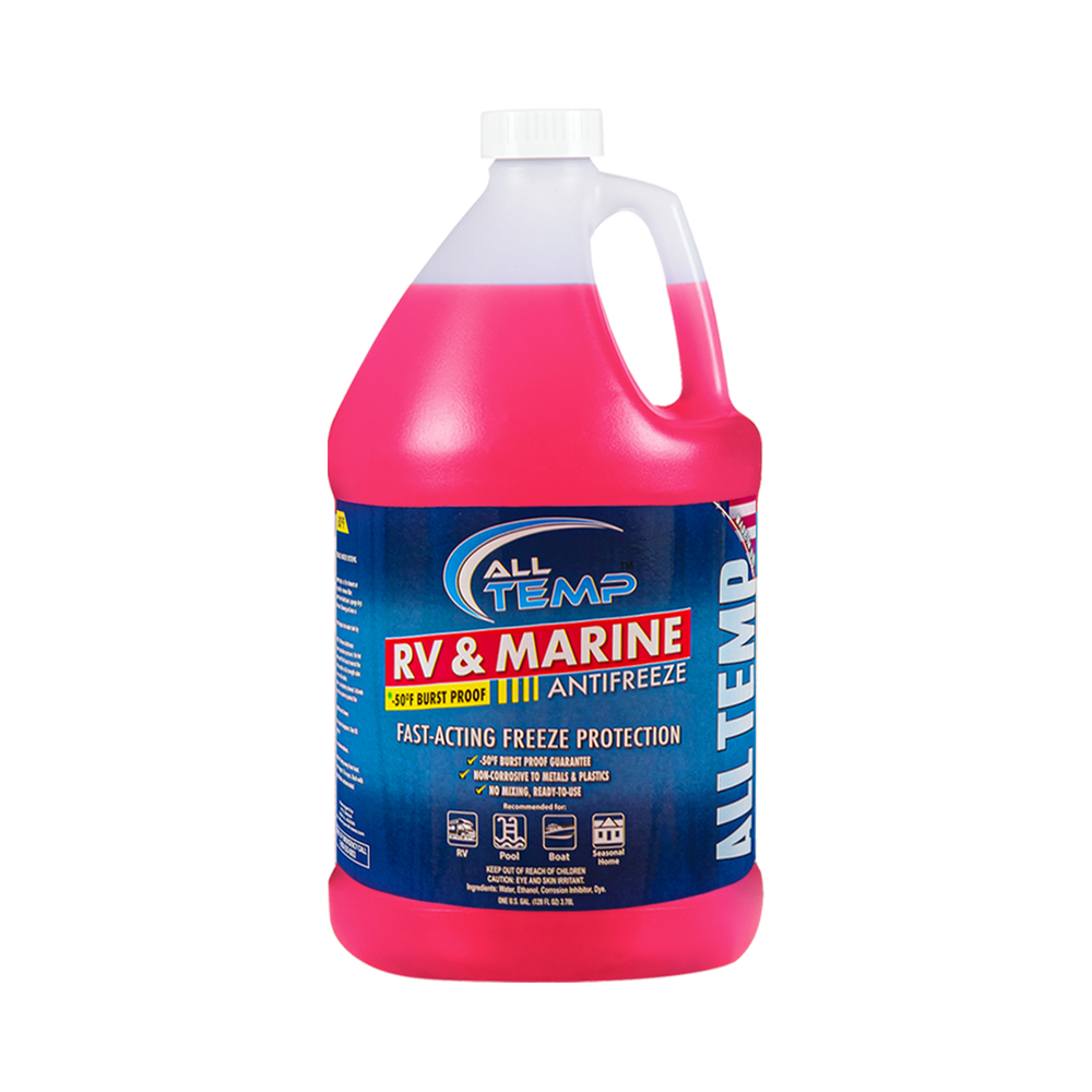 ALL TEMP - RV/Marine -50 Antifreeze - 6/1Gal | Bulk Pallet (35 Cases)