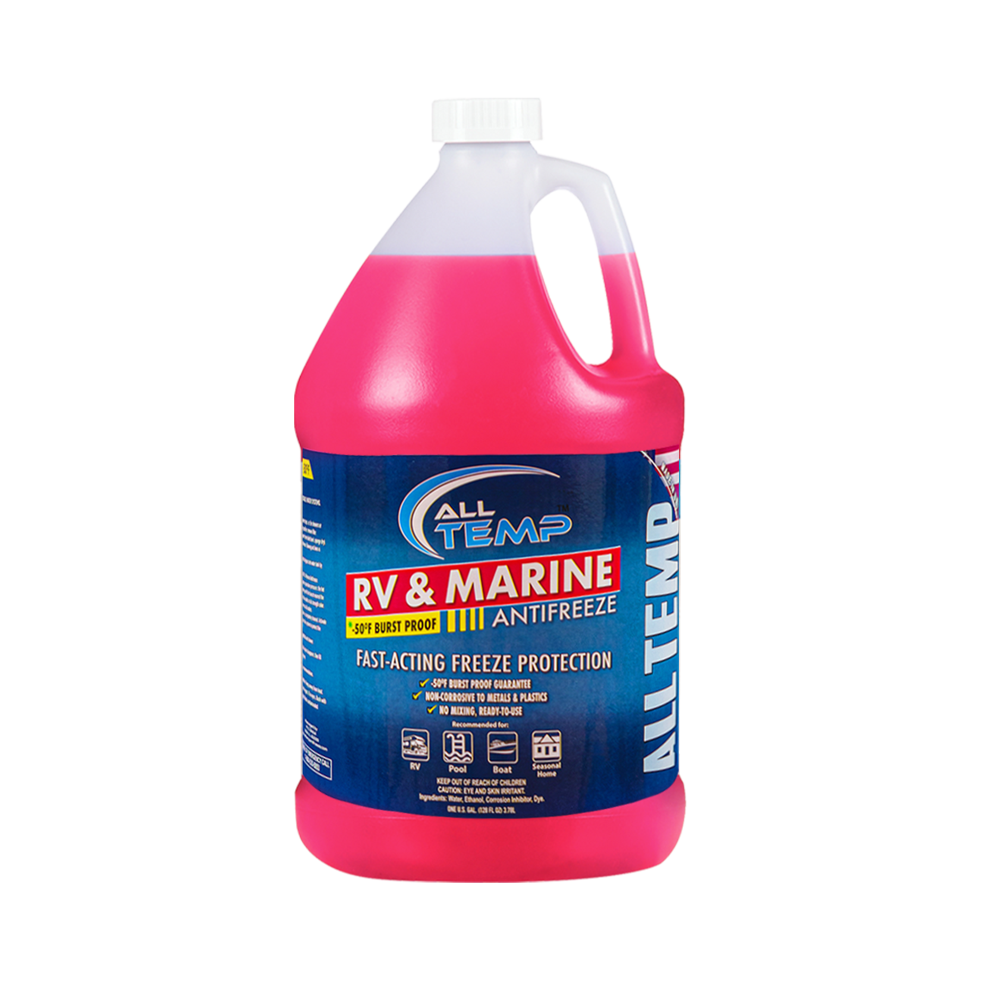 ALL TEMP - RV/Marine  -50 Antifreeze - 6/1Gal | Bulk Pallet (35 Cases)