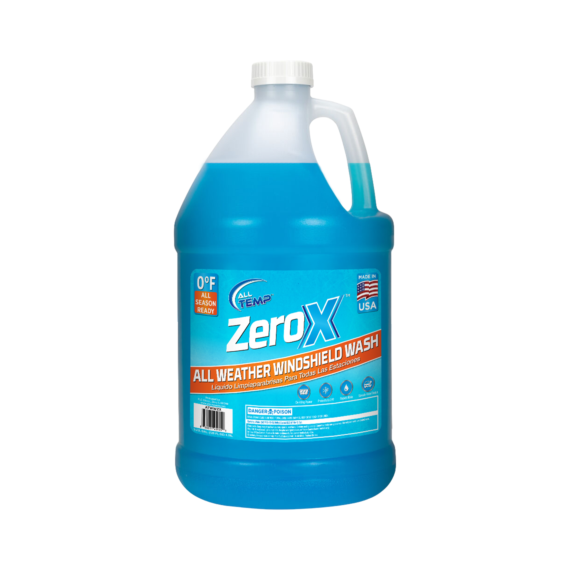 ALL TEMP - ZeroX Wash -0 6/1Gal | Bulk Pallet (35 Cases)